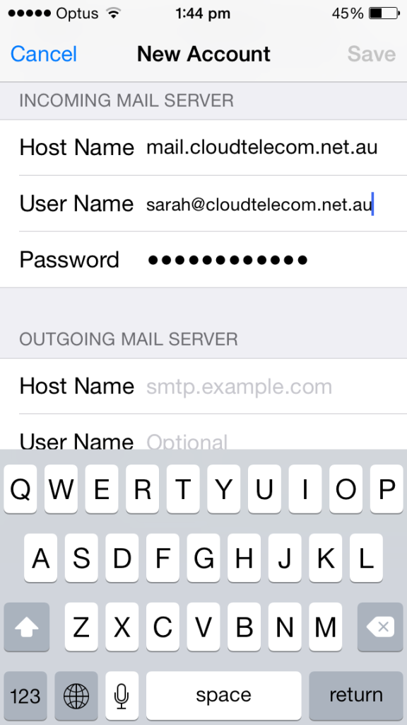 Guide To Setup Pop3 Email Account On Iphone 5 Or Ipad Cloud Telecom